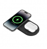 Belkin 2-in-1 Wireless Magnetic Charging Station with Qi2 (15W) | WIZ021vfBK