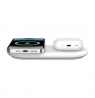 Belkin BOOST CHARGE PRO 2in1 Qi2 15w Magnetic Charging Pad | WIZ021VFWH