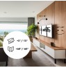Maclean MC-423 TV Mount Full Motion Wall TV Bracket 43"-100" 80kg max VESA 800x600 Adjustable Tilting Rotating Wall Distance