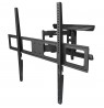 Maclean MC-423 TV Mount Full Motion Wall TV Bracket 43"-100" 80kg max VESA 800x600 Adjustable Tilting Rotating Wall Distance