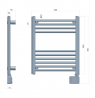LED Electric Bathroom Radiator | AD 7823 | Radiator | 400 W | White | IP24