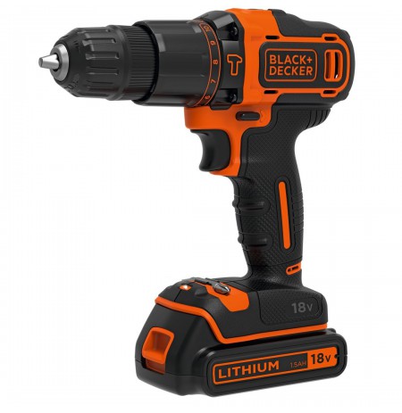 Black & Decker BDCHD18KB-QW bor Sort,