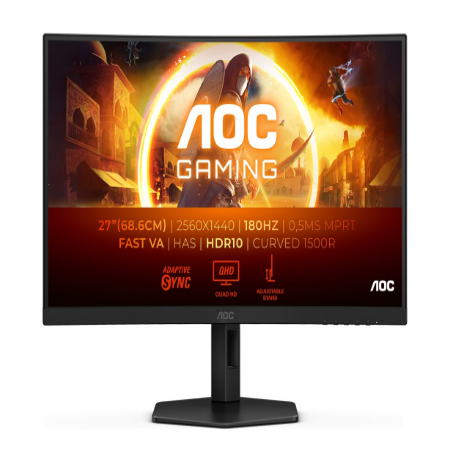 AOC Gaming CQ27G4X 27", 2560x1440/1ms/300cd/m², HDMI, DisplayPort, Headphone Out
