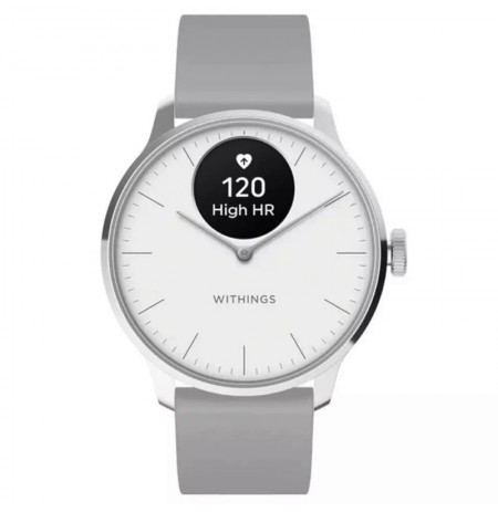Withings ScanWatch light / 37mm White išmanusis laikrodis