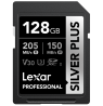 Lexar SDXC Professional SILVER Plus UHS-I/U3/A2/4K R205/W150 (V30) 128GB
