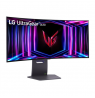 LG | Curved gaming monitor | 34GS95QE-B | 34 " | OLED | Ultra-WQHD | 21:9 | 240 Hz | 0.03 ms | 3440 x 1440 pixels | 275 cd