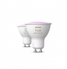 Philips Hue Smart Spotlight, 2pcs pack | GU10 | 4.2 W | Warm to cool white and color