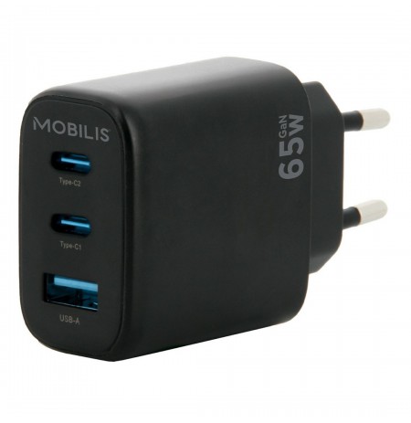 WALL CHARGER - 65W - 2 USB C +