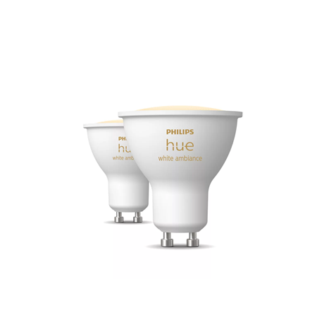 Philips Hue Smart Spotlight, 2 pcs pack | GU10 | 4.2 W | Warm to cool white light