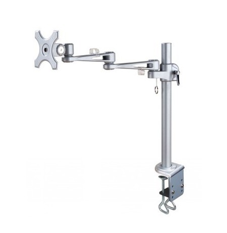 NEWSTAR FLAT SCREEN DESK MOUNT (CLAMP) 10-30" SILVER
