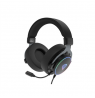 GENESIS NEON 764 RGB OVER-EAR HEADPHONES WITH MICROPHONE BACKLIGHT BLACK USB