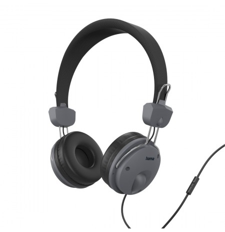 Hama 00184145 Fun On-ear Headphones, Black