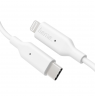 Hama 00183295 Charging/Data Cable, USB Type-C to Lightning 1m, White