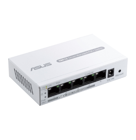 Asus | ExpertWiFi 5-Port GbE Smart Managed PoE+ Switch | EBP15 | Managed | Desktop