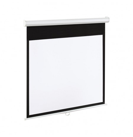Elektr. projekcinis ekranas ART EM-150 4:3 150'' 305x229cm mattewhite su pultu