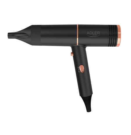 Adler Hair Dryer | AD 2278 | 1400 W | Number of temperature settings 2 | Ionic function | Black