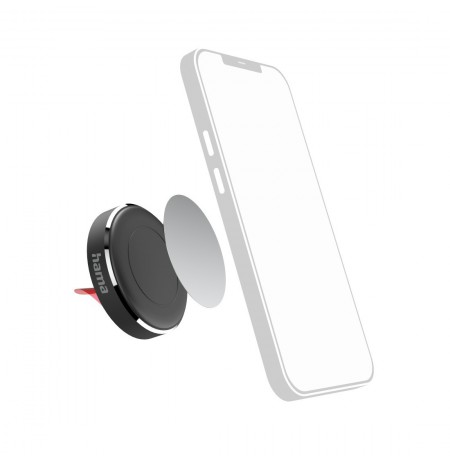 Hama 00201518 Magnet Car Mobile Phone Holder for Dashboard, 360 Rotation Universal