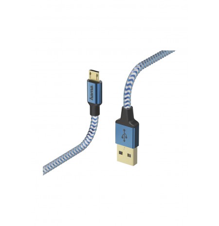 Hama 00178289 Cable USB 1,5 m USB 2.0 USB A Micro-USB B Blue