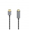Hama 00200506 Video Cable, DisplayPort Plug - HDMI Plug, Ultra-HD 4K@60Hz 1.5m