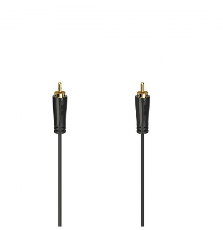 Hama 00205148 Video Cable, RCA plug - RCA plug, gold-plated 1.5m