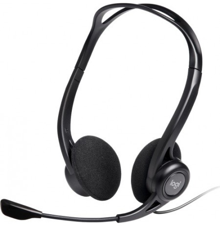 Logitech 960 Laidinės ausinės, USB-A, Juoda (SPEC)
