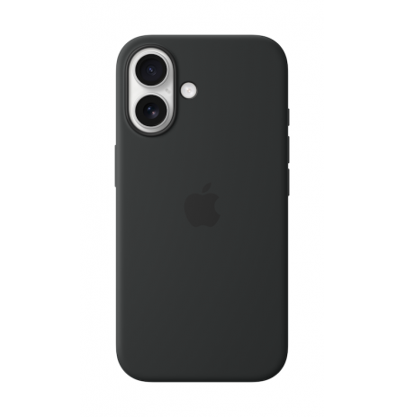 Apple iPhone 16 Silicone Case with MagSafe Black