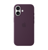 Apple iPhone 16 Silicone Case with MagSafe Plum