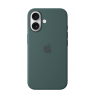 Apple iPhone 16 Silicone Case with MagSafe Lake Green