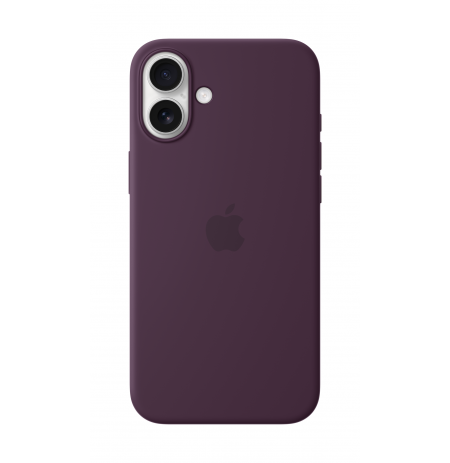Apple iPhone 16 Plus Silicone Case with MagSafe Plum