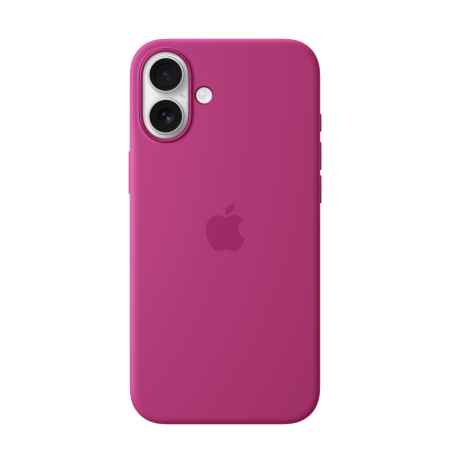 Apple iPhone 16 Plus Silicone Case with MagSafe Fuchsia