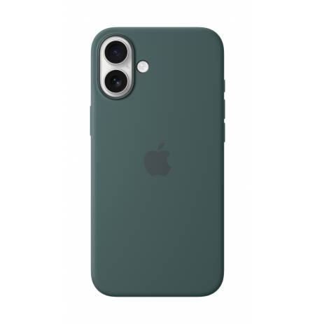Apple iPhone 16 Plus Silicone Case with MagSafe Lake Green
