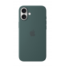 Apple iPhone 16 Plus Silicone Case with MagSafe Lake Green