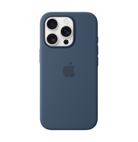 Apple iPhone 16 Pro Silicone Case with MagSafe Denim