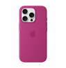 Apple iPhone 16 Pro Silicone Case with MagSafe Fuchsia