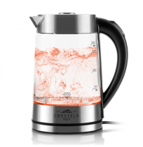 Eta Crystela Digi II electric kettle 1.7 L 2200 W Stainless steel, Transparent