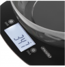 Adler Kitchen Scale with a bowl | MS 3179b | Graduation 1 g | Display type LCD | Black