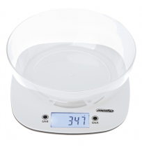 Adler Kitchen Scale with a bowl | MS 3179b | Graduation 1 g | Display type LCD | Black