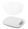 Adler Kitchen Scale with a bowl | MS 3179w | Graduation 1 g | Display type LCD | White