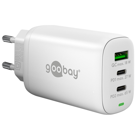 Goobay USB-C PD GaN Multiport Fast Charger (65 W) | 65408