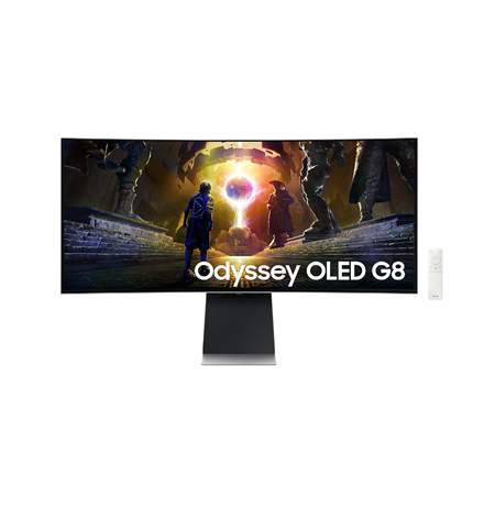 Samsung LS34DG850SUXDU | 34 " | OLED | 21:9 | 175 Hz | 0.03 ms | 3440 x 1440 pixels | HDMI ports quantity 2 | Silver