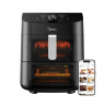 Midea Two Zone Airfryer | MAD1100DADK | Power 1850 W | Capacity 4.4/6.4 L | Rapid Air technology | Black