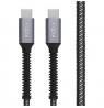 Fixed | Armor Cable USB-C/USB-C, 1.2 m, 240W | FIXDA-CC12-GR