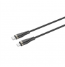 Fixed | Braided Cable USB-C/Lightning, 2 m | FIXDB-CL2-BK