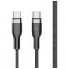 Fixed | Braided Cable USB-C/USB-C, 2m, 100W | FIXDB-CC2-BK