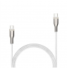 Fixed | Braided Cable USB-C/USB-C, 2m, 100W | FIXDB-CC2-WH