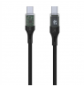 Fixed | Cable USB-C/USB-C with display, PD support, 1.2m, USB 2.0, 100W | FIXDD-CC12-BK