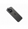 Fixed Camera glass | Apple | iPhone 16 Pro/16 Pro Max | Tempered glass | Black