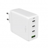 Fixed GaN 3xUSB-C/USB Travel Charger 100W | FIXCG100-3CU-WH