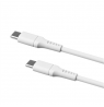 Fixed | Liquid Silicone Cable USB-C/USB-C, 2m, 60W | FIXDLS-CC2-WH