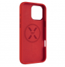 Fixed MagFlow | Back cover | Apple | iPhone 16 Pro Max | Liquid silicon | Red